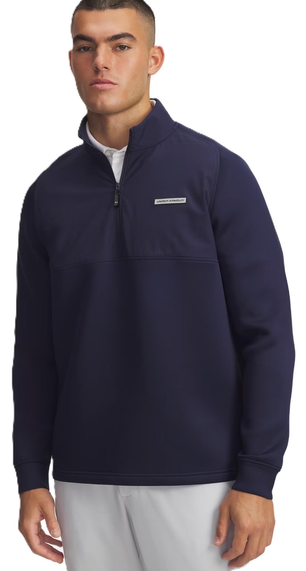 Under Armour Drive Pro Hybrid Half Zip Herren Sweatshirt, dunkelblau