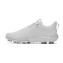 Under Armour Drive Pro Clone Herren Golfschuhe, white/metallic gunmetal