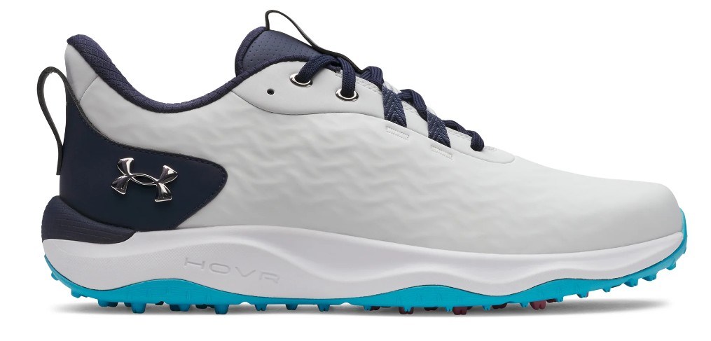 Under Armour Drive Pro Clone Spikeless Herren Golfschuhe, distant grey/midnight navy