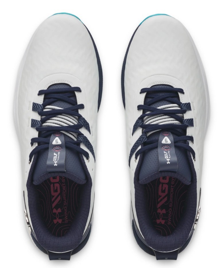 Under Armour Drive Pro Clone Spikeless Herren Golfschuhe, distant grey/midnight navy