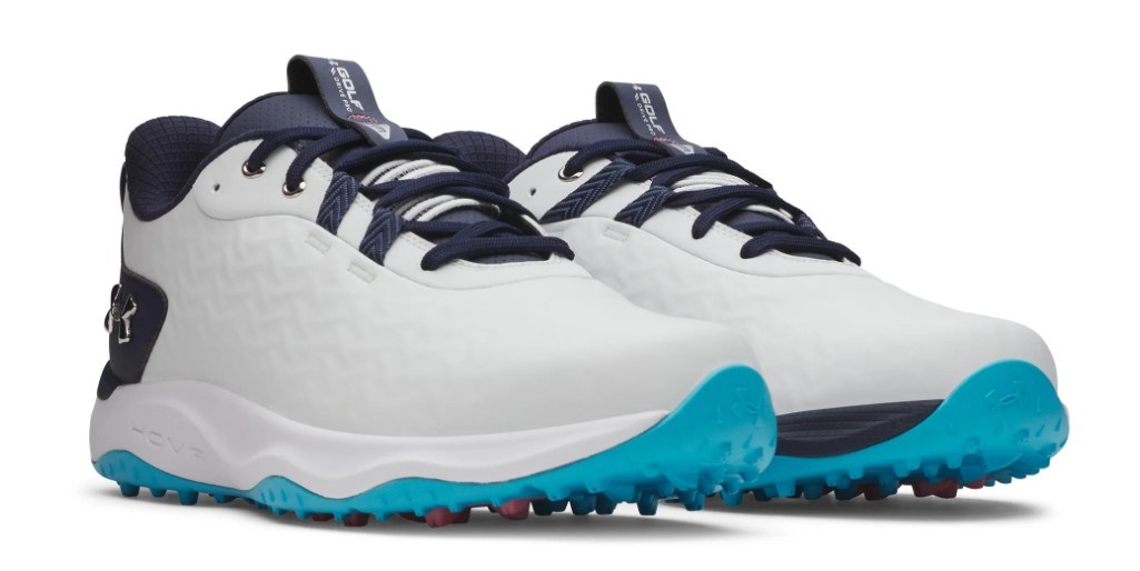 Under Armour Drive Pro Clone Spikeless Herren Golfschuhe, distant grey/midnight navy