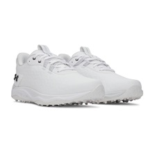 Under Armour Drive Pro Clone Spikeless Herren Golfschuhe, white/mettalic gunmetal