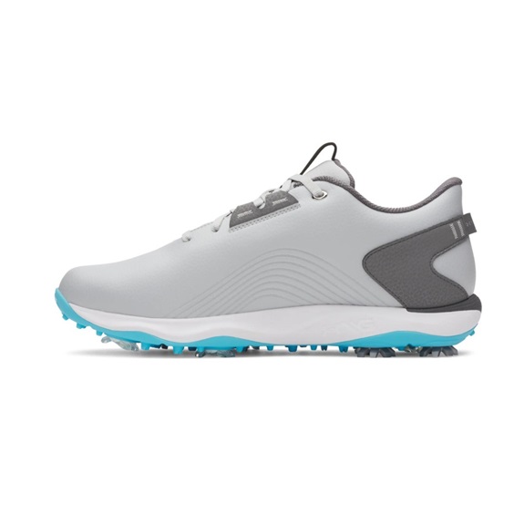 Under Armour Drive Fade 2 Herren Golfschuhe, mod gray/steel/metallic silver