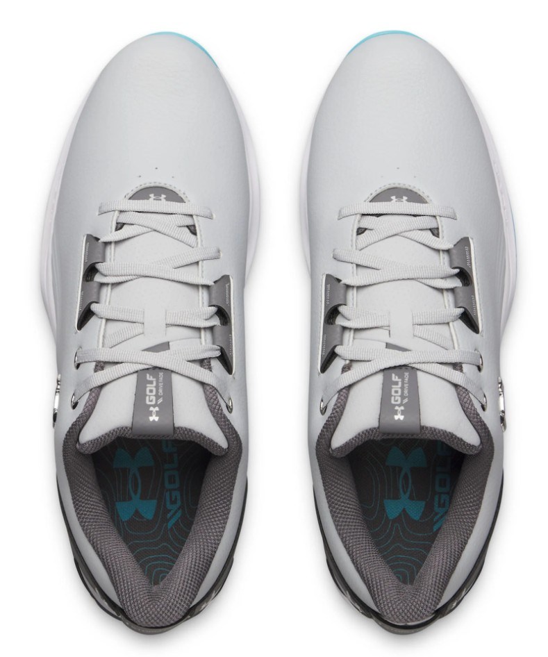 Under Armour Drive Fade 2 Herren Golfschuhe, mod gray/steel/metallic silver