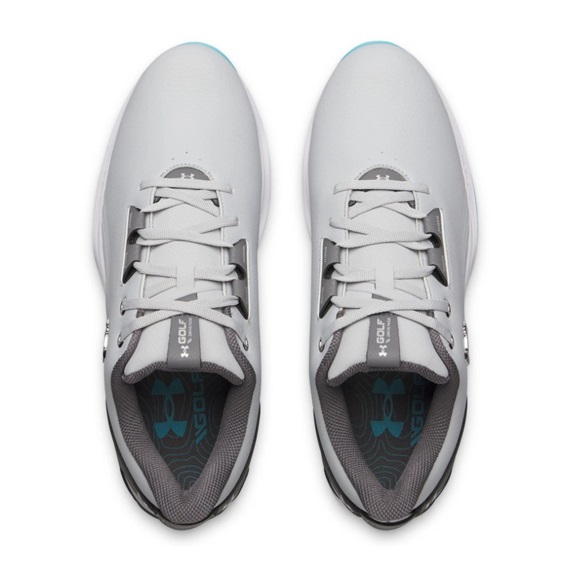 Under Armour Drive Fade 2 Herren Golfschuhe, mod gray/steel/metallic silver
