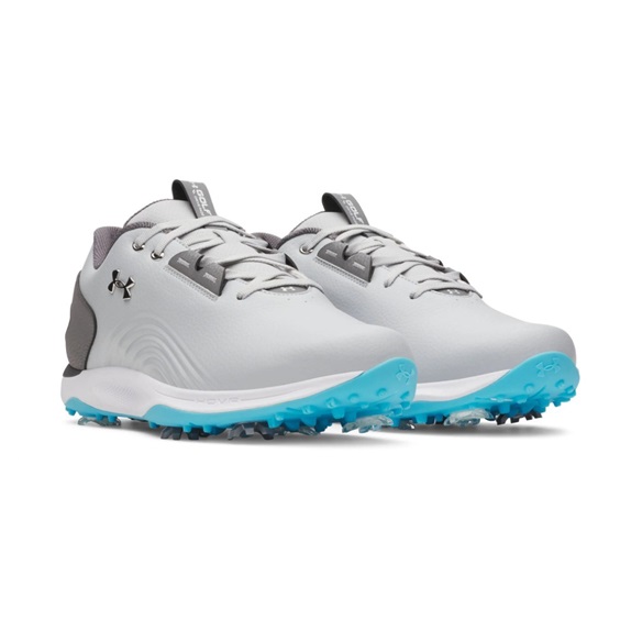 Under Armour Drive Fade 2 Herren Golfschuhe, mod gray/steel/metallic silver