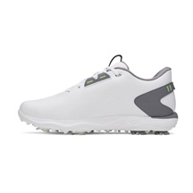 Under Armour Drive Fade 2 Herren Golfschuhe, white/titan gray/metallic silver