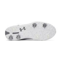 Under Armour Drive Fade 2 Herren Golfschuhe, white/titan gray/metallic silver