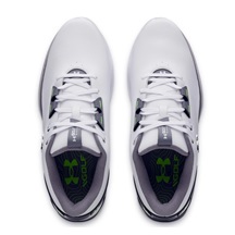 Under Armour Drive Fade 2 Herren Golfschuhe, white/titan gray/metallic silver
