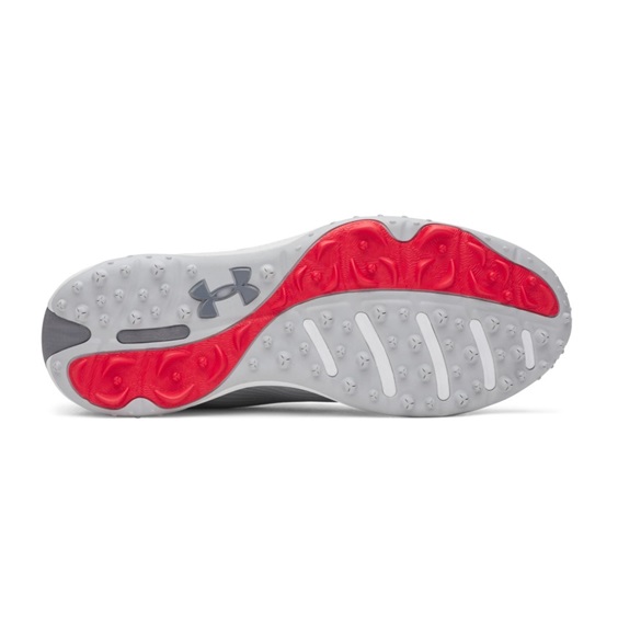Under Armour Drive Fade 2 Spikeless Herren Golfschuhe, mod grey/metallic silver