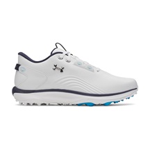 Under Armour Drive Fade 2 Spikeless Herren Golfschuhe, white/metallic silver
