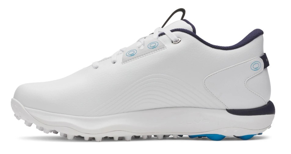 Under Armour Drive Fade 2 Spikeless Herren Golfschuhe, white/metallic silver