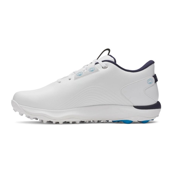 Under Armour Drive Fade 2 Spikeless Herren Golfschuhe, white/metallic silver