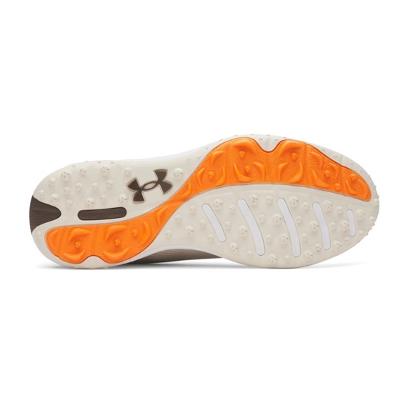 Under Armour Drive Fade 2 Spikeless Herren Golfschuhe, stone/metallic silver