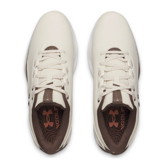 Under Armour Drive Fade 2 Spikeless Herren Golfschuhe, stone/metallic silver