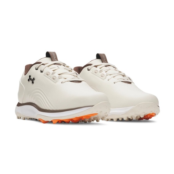 Under Armour Drive Fade 2 Spikeless Herren Golfschuhe, stone/metallic silver