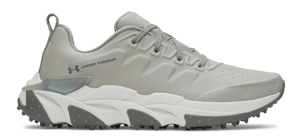 Under Armour Drive Halo Tour Spikeless Herren Golfschuhe, titanium/summit white/clay green