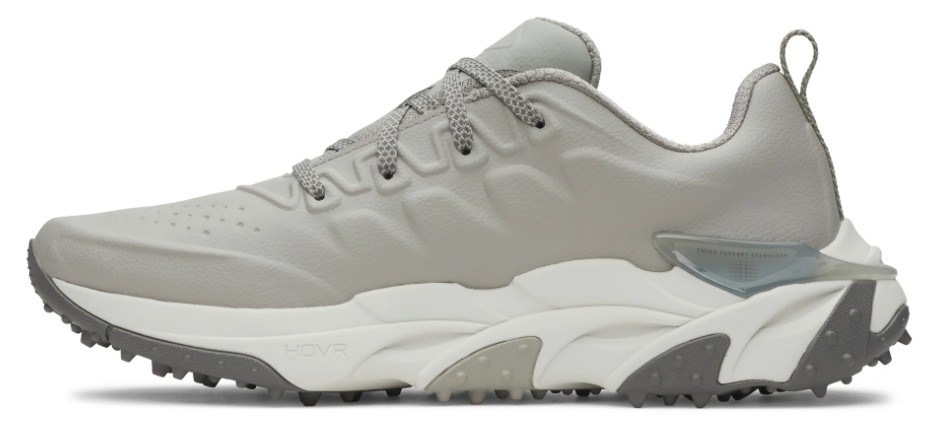 Under Armour Drive Halo Tour Spikeless Herren Golfschuhe, titanium/summit white/clay green