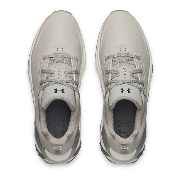 Under Armour Drive Halo Tour Spikeless Herren Golfschuhe, titanium/summit white/clay green