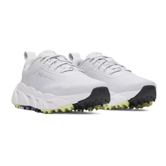 Under Armour Halo Tour Hybrid Spikeless Damen Golfschuhe, halo gray/white/metallic silver