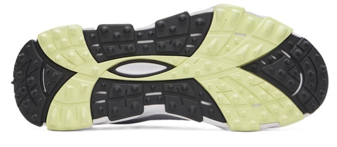 Under Armour Halo Tour Hybrid Spikeless Damen Golfschuhe, halo gray/white/metallic silver
