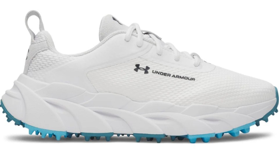 Under Armour Halo Tour Hybrid Spikeless Damen Golfschuhe, white/midnight navy