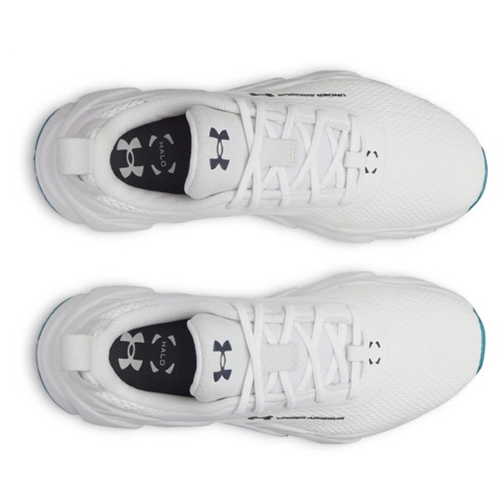 Under Armour Halo Tour Hybrid Spikeless Damen Golfschuhe, white/midnight navy