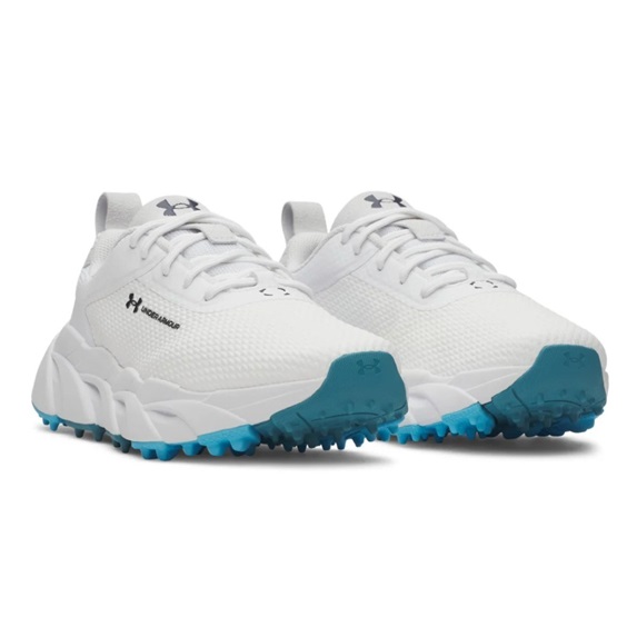 Under Armour Halo Tour Hybrid Spikeless Damen Golfschuhe, white/midnight navy