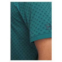 Under Armour ArmourDry Print Rib Herren Poloshirt, grün