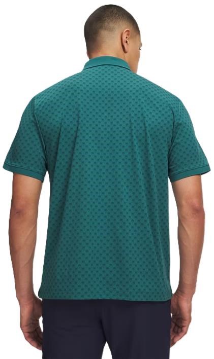 Under Armour ArmourDry Print Rib Herren Poloshirt, grün