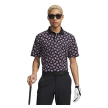 Under Armour ArmourDry Printed Herren Poloshirt, schwarz/posh rosa/weiss