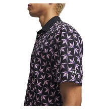 Under Armour ArmourDry Printed Herren Poloshirt, schwarz/posh rosa/weiss