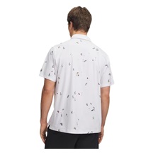 Under Armour ArmourDry Printed Herren Poloshirt, weiss