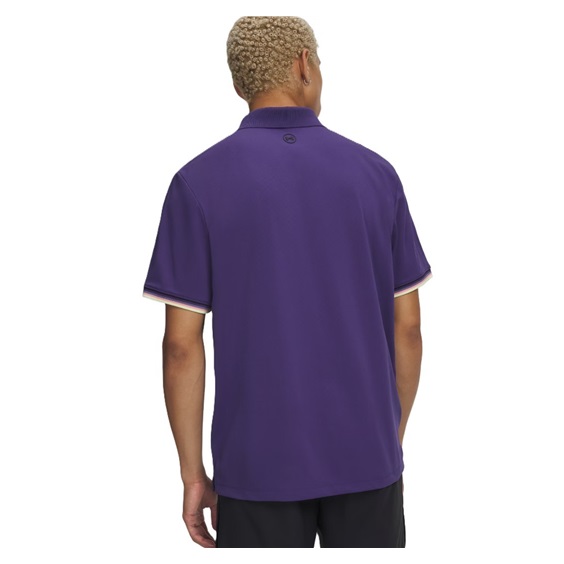 Under Armour Dry Pique Herren Poloshirt, mystical purple/black