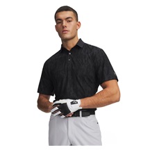 Under Armour Dry Jacquard Herren Poloshirt, schwarz