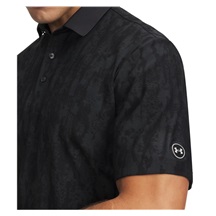 Under Armour Dry Jacquard Herren Poloshirt, schwarz