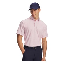 Under Armour Dry Jacquard Herren Poloshirt, prime pink/pink dusk