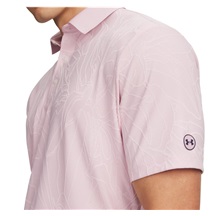 Under Armour Dry Jacquard Herren Poloshirt, prime pink/pink dusk