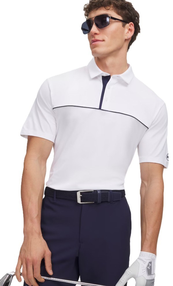 Under Armour Dry Horizon Herren Poloshirt, weiss