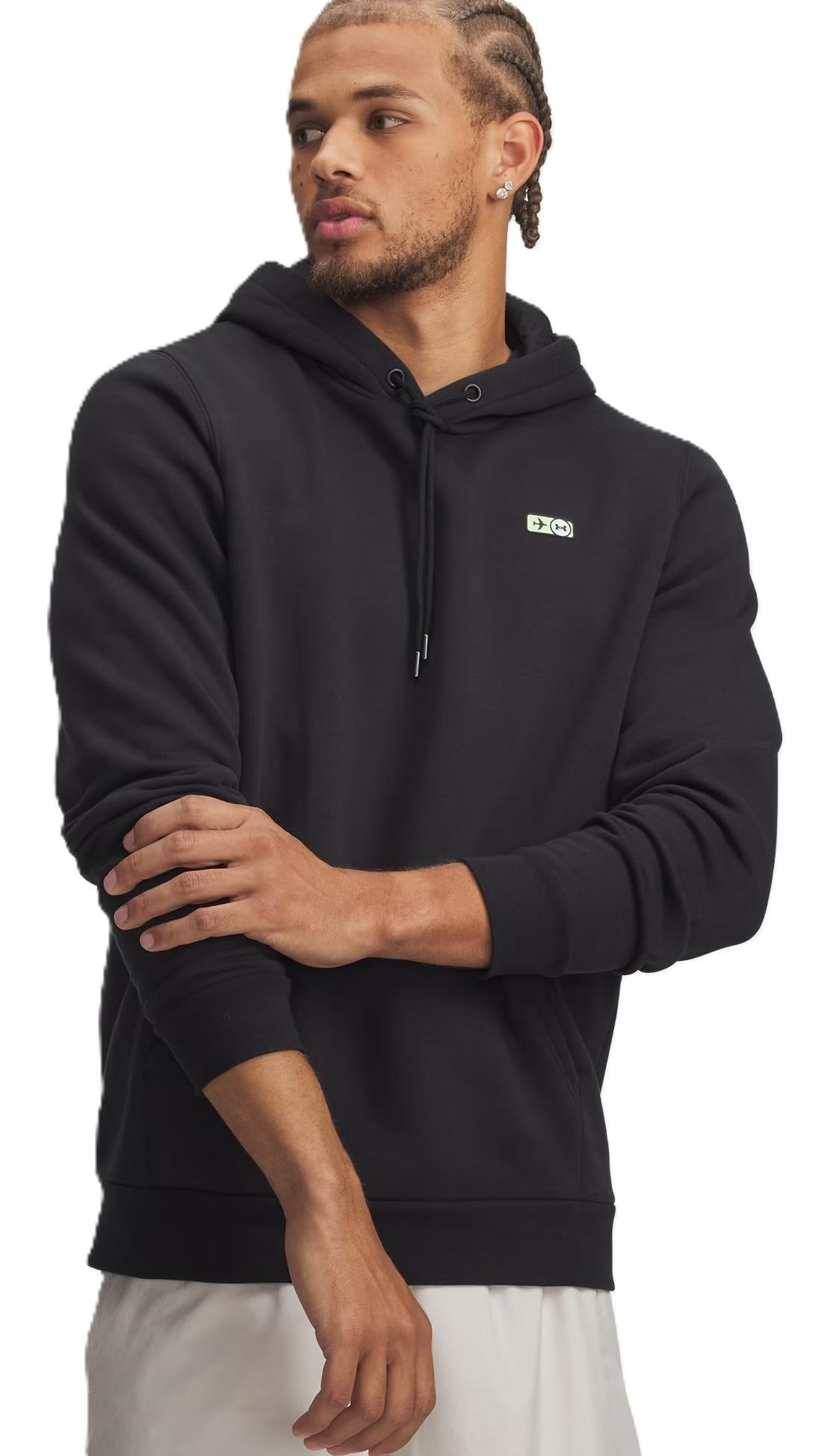 Under Armour Icon Golf Trip Hoodie Herren Sweatshirt, schwarz