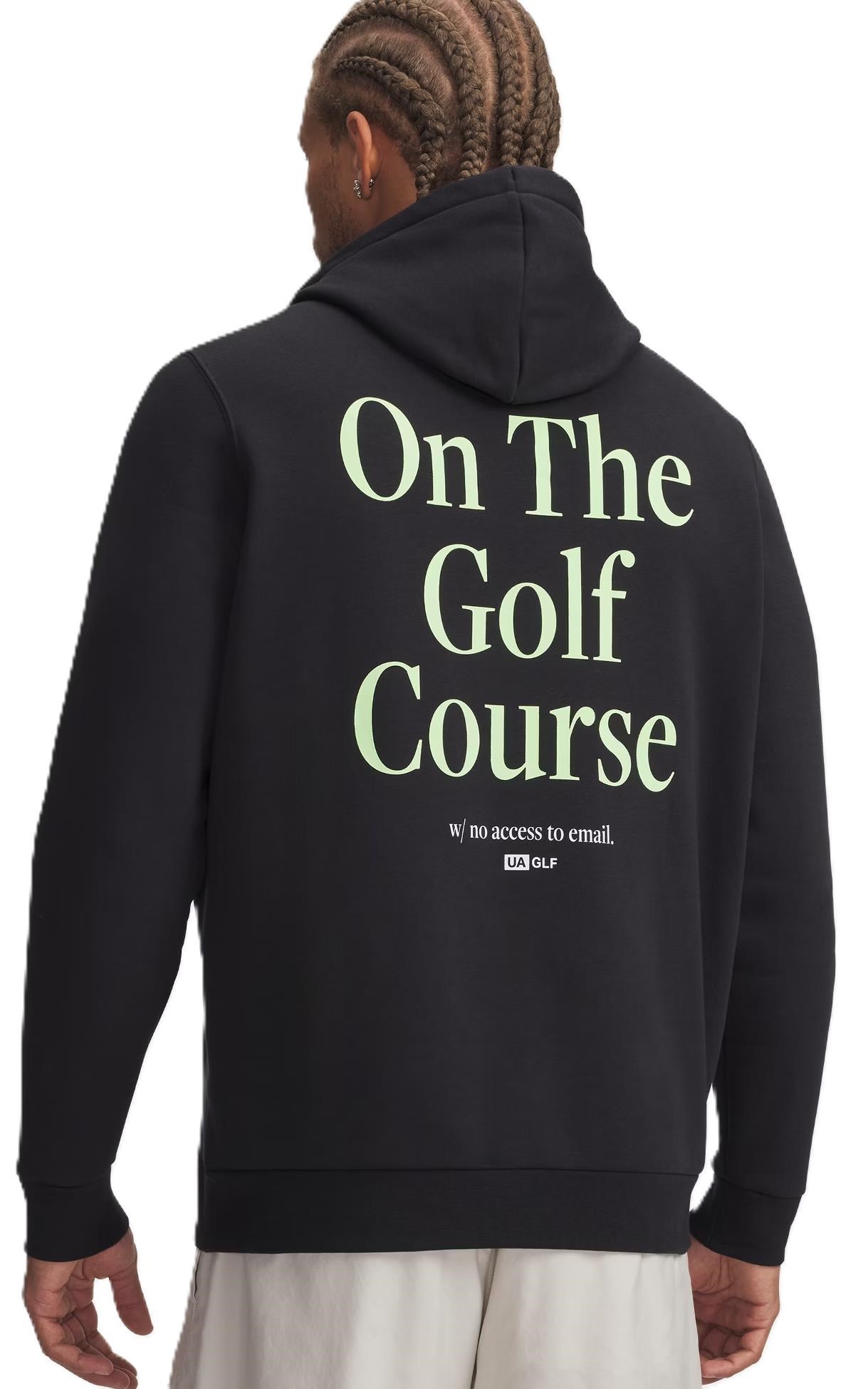 Under Armour Icon Golf Trip Hoodie Herren Sweatshirt, schwarz