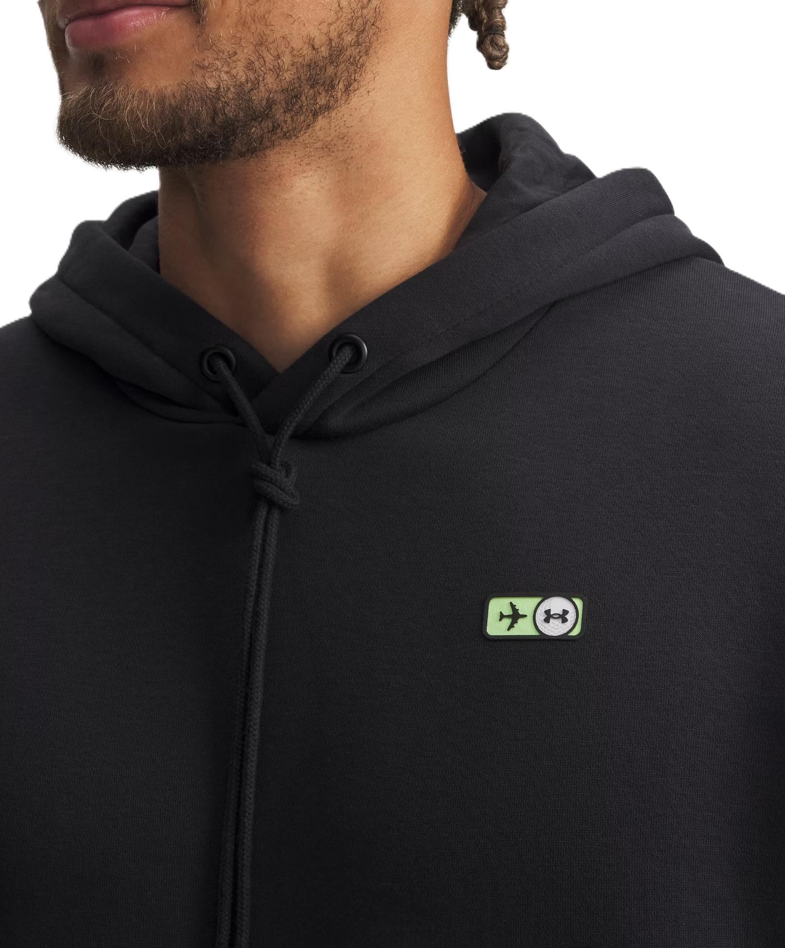 Under Armour Icon Golf Trip Hoodie Herren Sweatshirt, schwarz