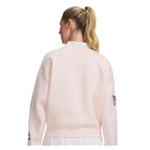 Under Armour Icon Golf Trip Crew Damen Sweatshirt, rosa