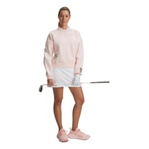 Under Armour Icon Golf Trip Crew Damen Sweatshirt, rosa