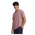 Under Armour Matchplay Printed Herren Poloshirt, posh pink/midnight navy