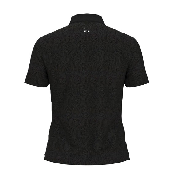 Under Armour Halo Bonded Jacquard Damen Poloshirt, schwarz