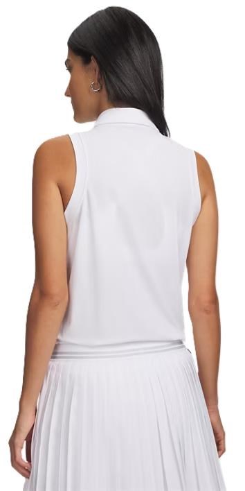 Under Armour Drive Sleveless Damen Poloshirt, weiss