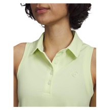 Under Armour Drive Sleveless Damen Poloshirt, grün