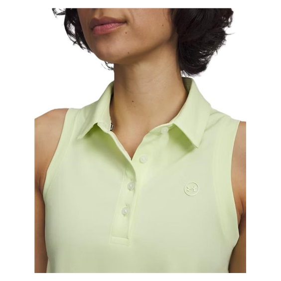 Under Armour Drive Sleveless Damen Poloshirt, grün