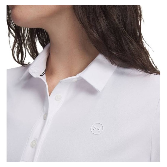 Under Armour Drive Short Sleeve Damen Poloshirt, weiss